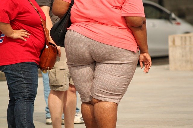 obézní žena