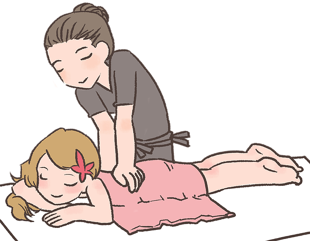 masáž dívky